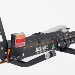 Sports motorcycle towbar mounted carrier